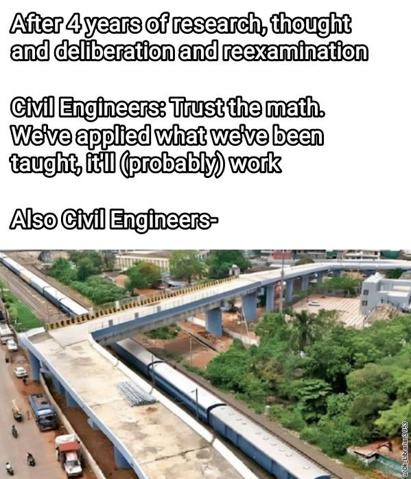 Civil Engineers Found Applying God Level Physics In India