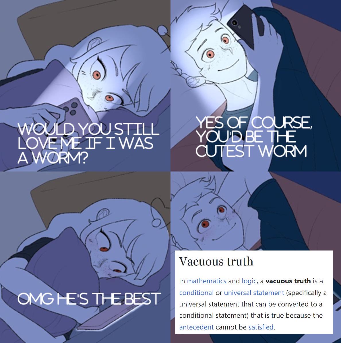 The Vacuous Truth Of Love