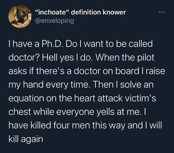 The Ph.D. Doctor Is In The House