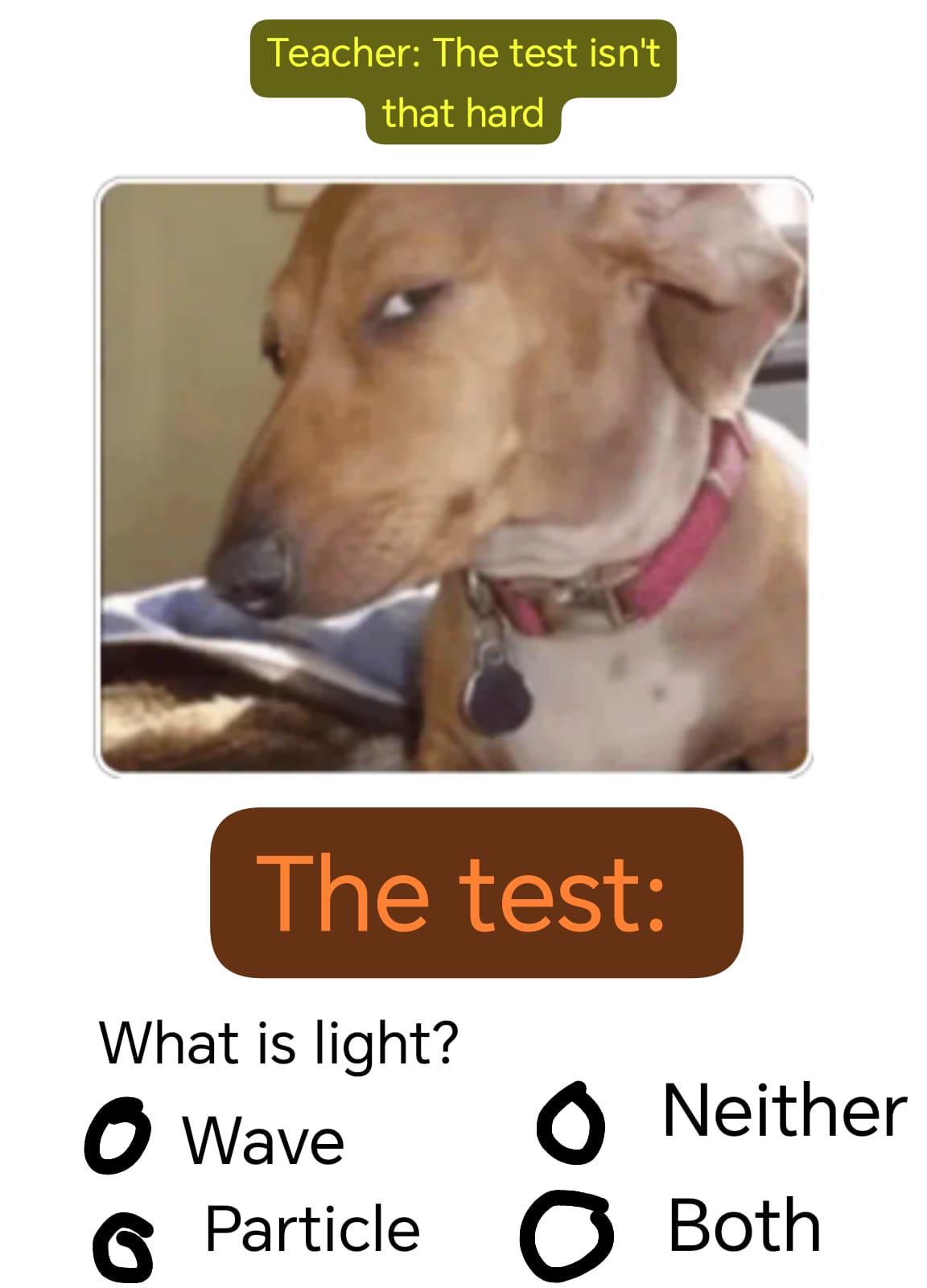 The Test Isn't That Hard: Quantum Edition