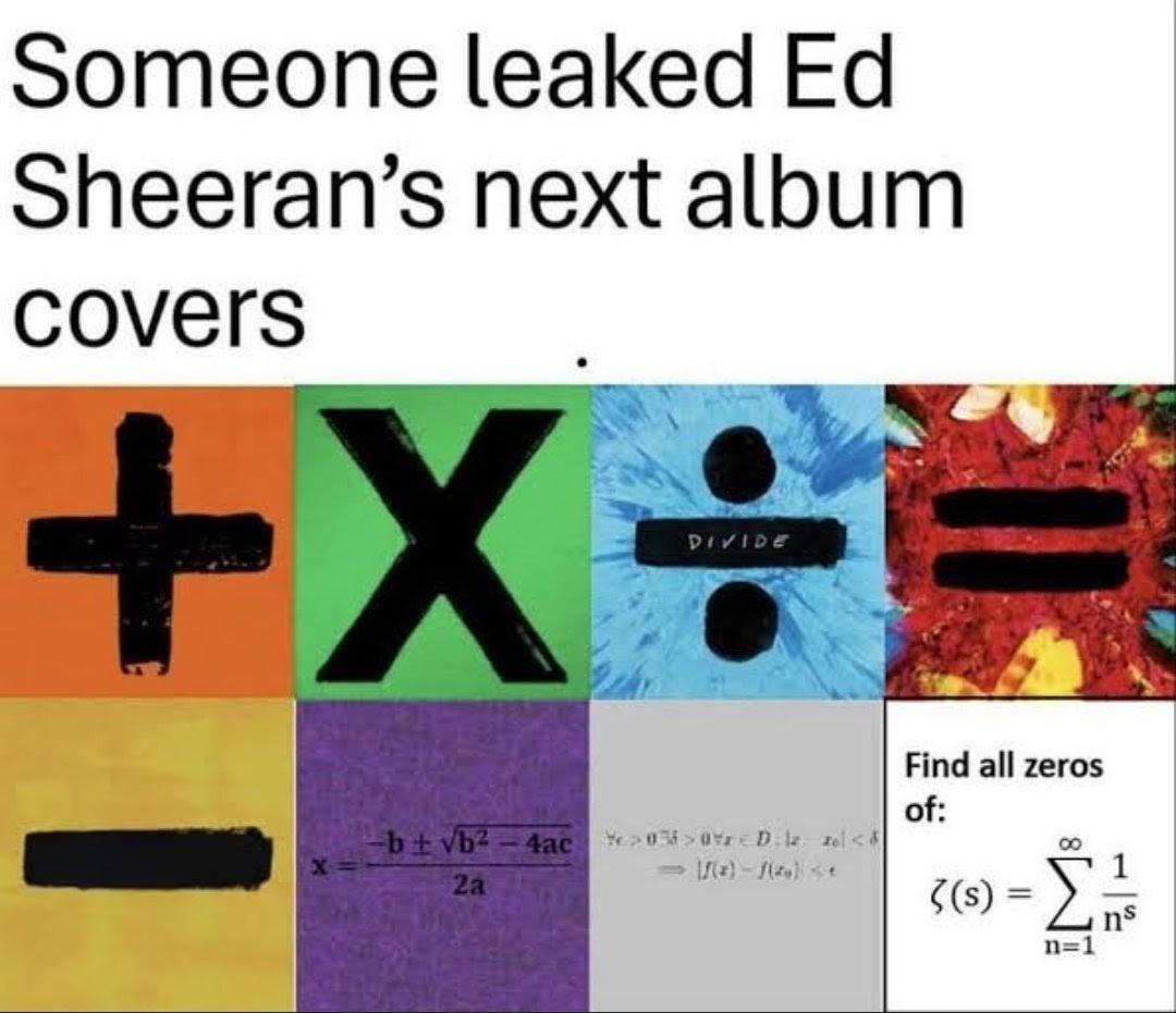 I'm Still Rooting For The Riemann's Zeta Function Album!