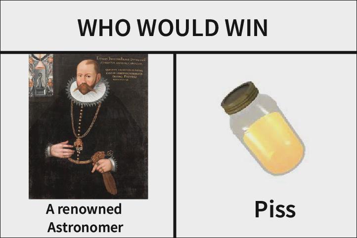 Tycho Brahe Moment