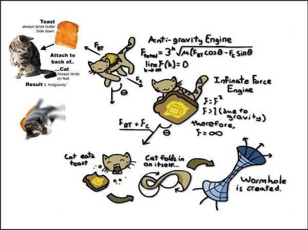 Cat Butter Toast Anti-Gravity Wormhole Generator