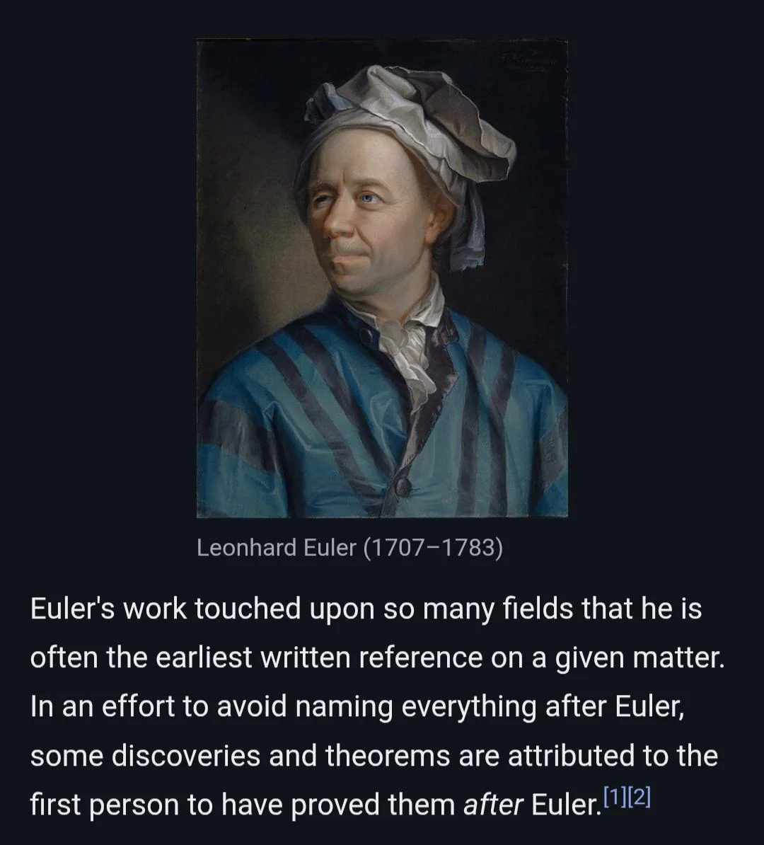 The Euler Naming Crisis