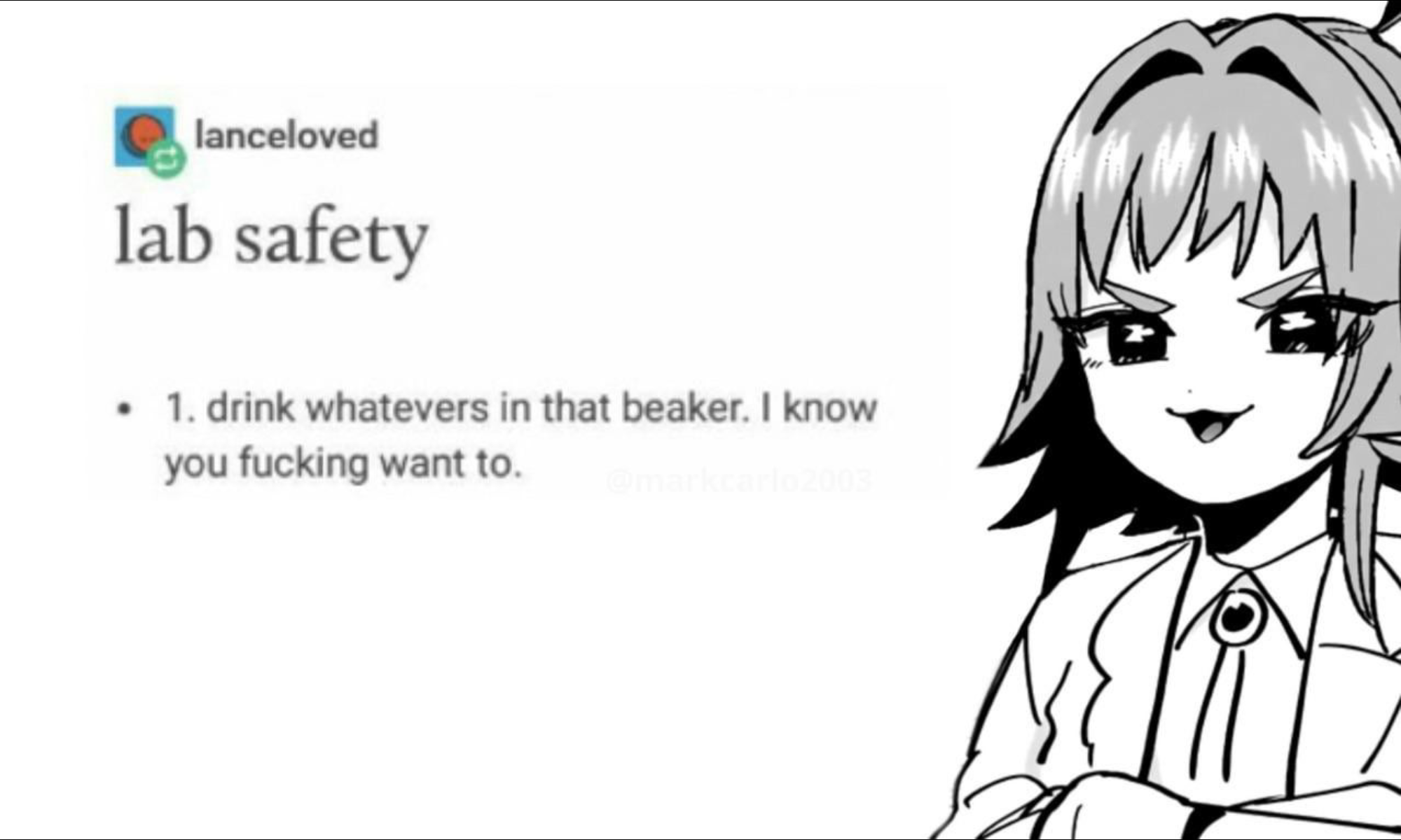 The First Rule Of Lab Safety Club