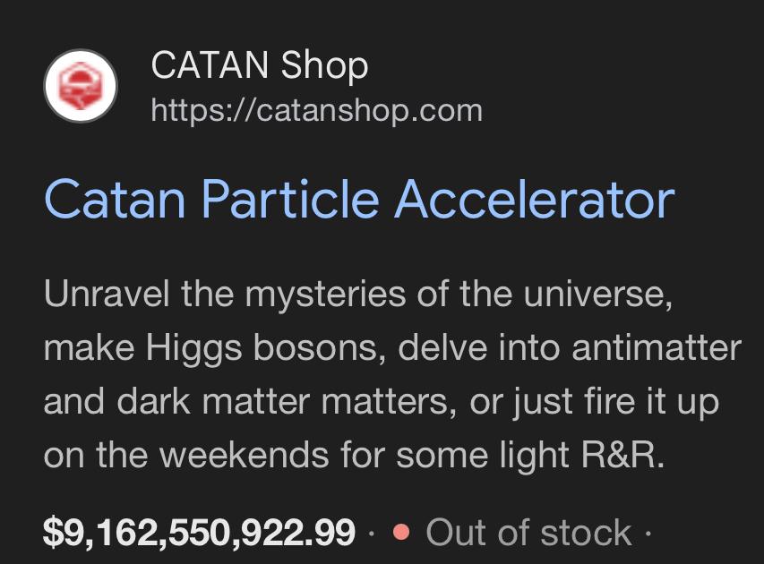 The Particle Physicist's Shopping Dilemma