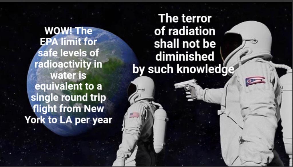 The Terror Of Radiation Shall Not Be Diminished