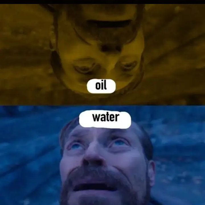 Immiscible Vibes Only