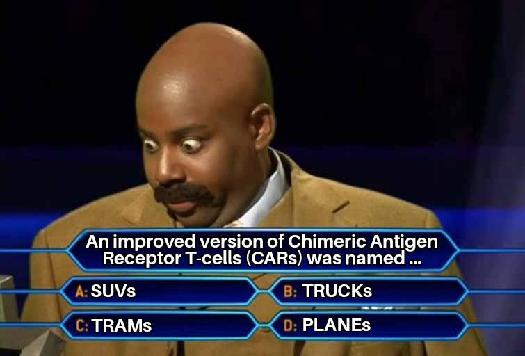 When Scientific Acronyms Meet Game Show Panic