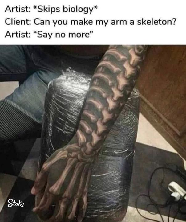 Artist Skips Biology Class, Creates Anatomical Nightmare