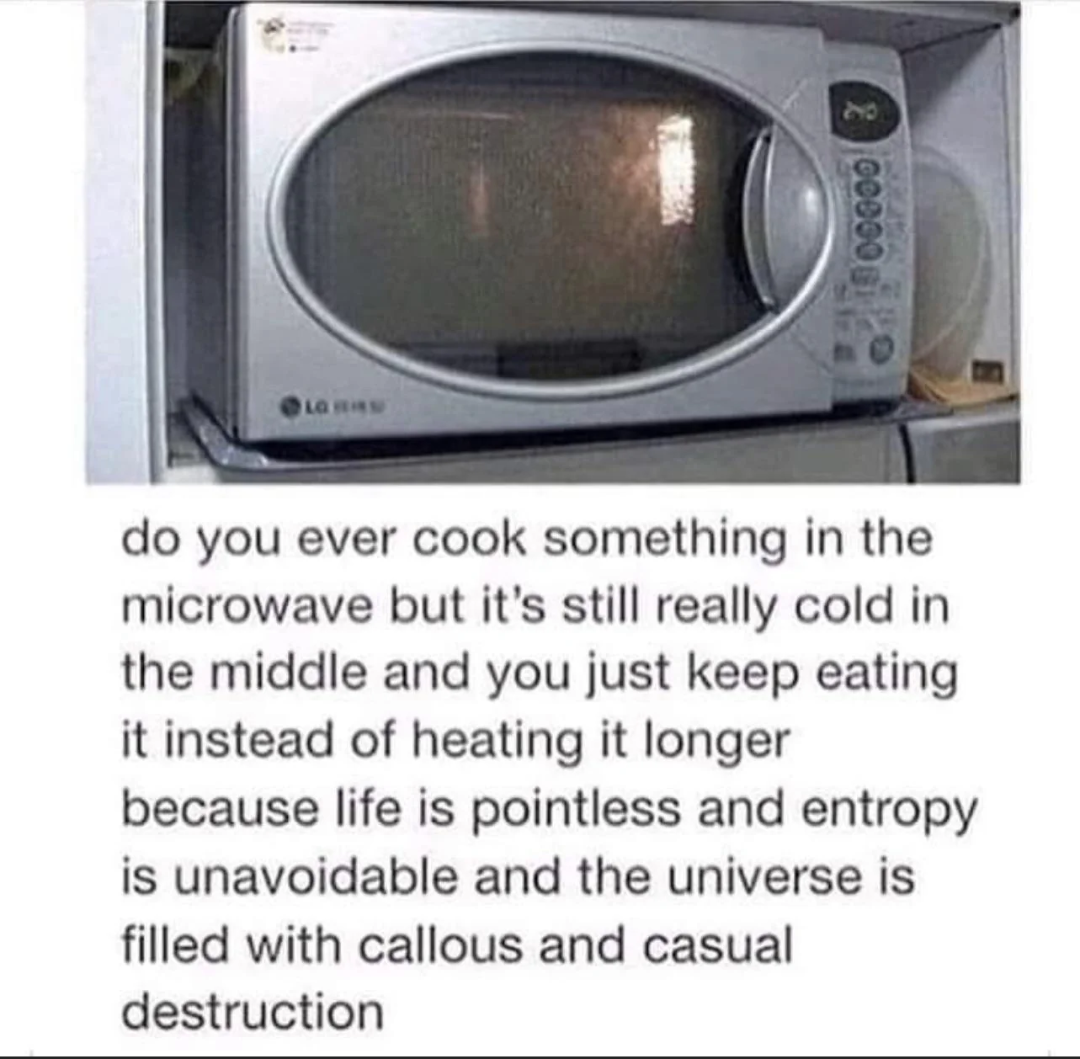 Microwave Nihilism: When Cold Spots Meet The Heat Death Of The Universe