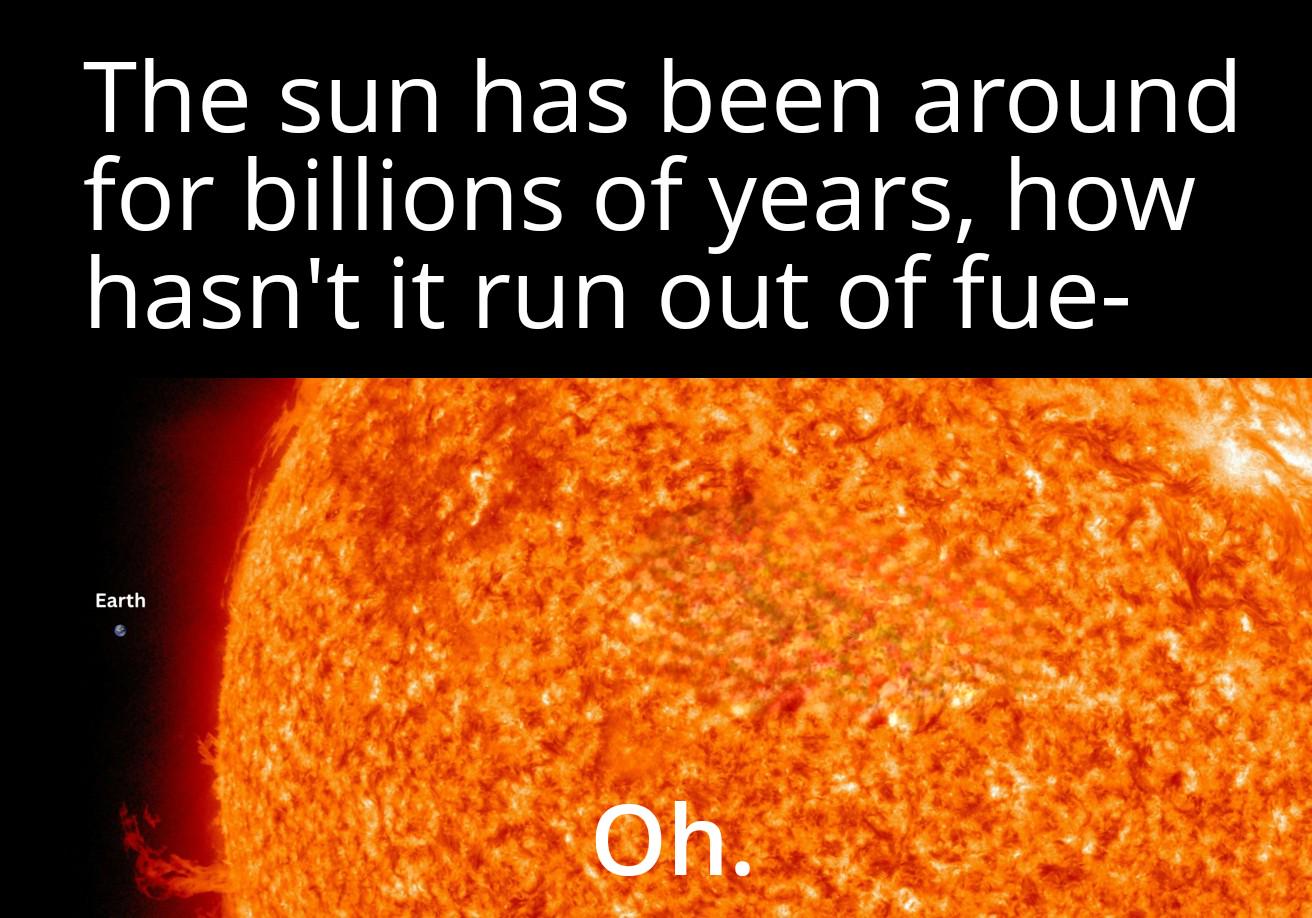 It Has Just A Little More Hydrogen Than Us...