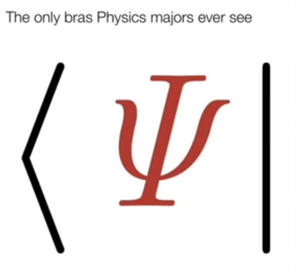 The Only Bras Physics Majors Ever See