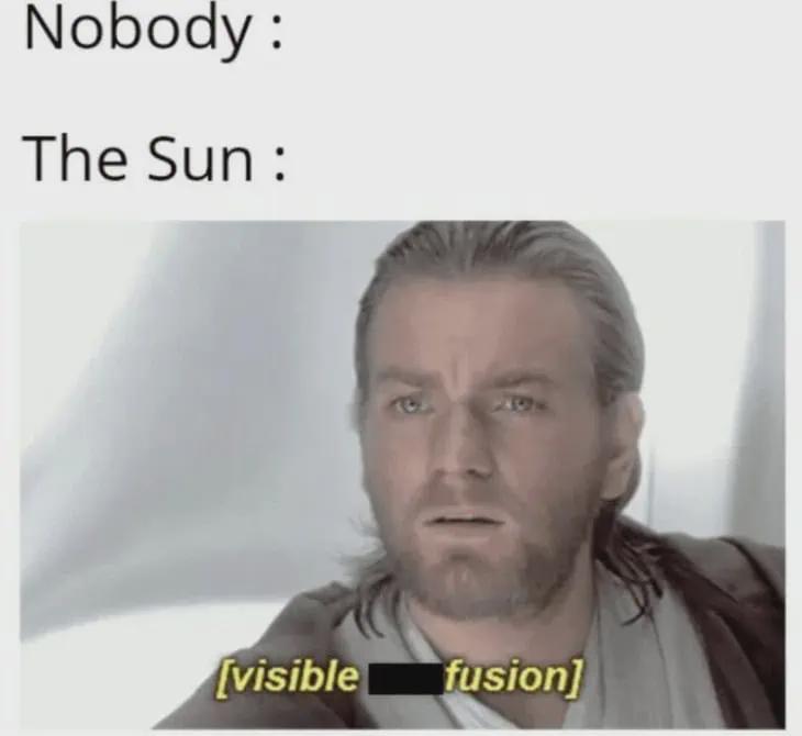The Sun's Unsolicited Fusion Flex