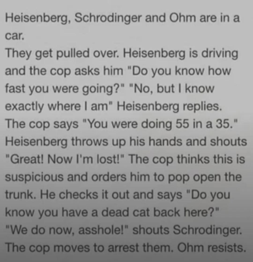 The Physics Trinity Road Trip