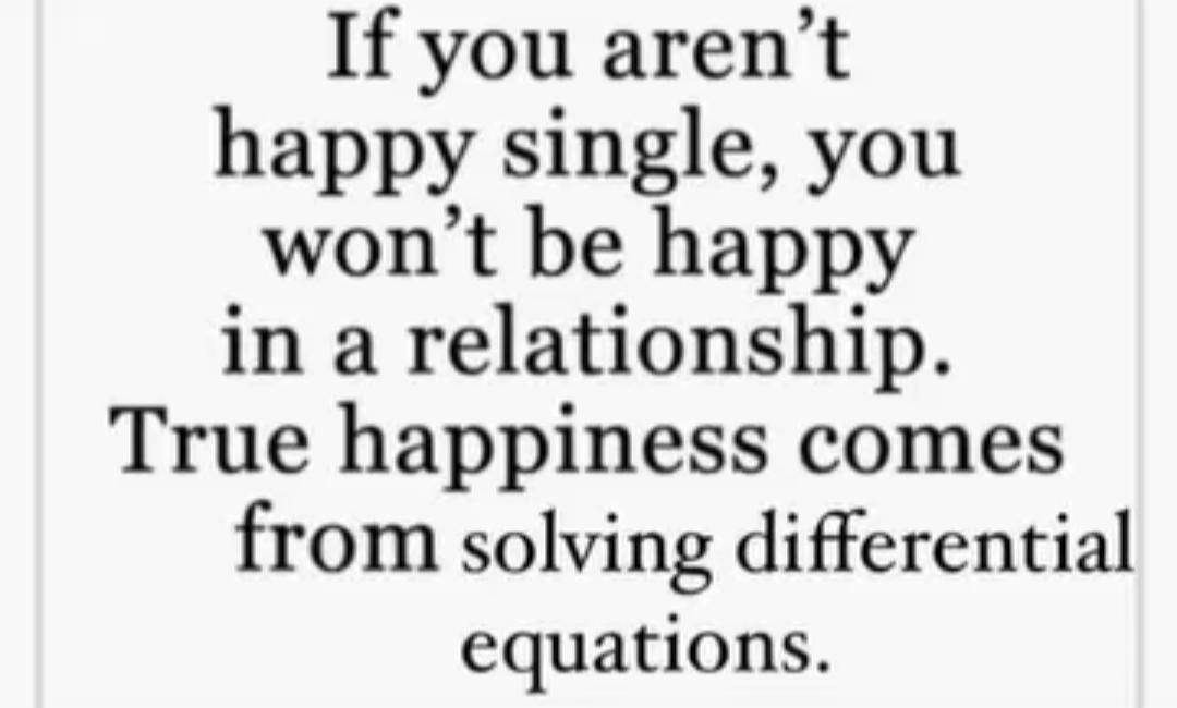 True Happiness Equals d²y/dx²