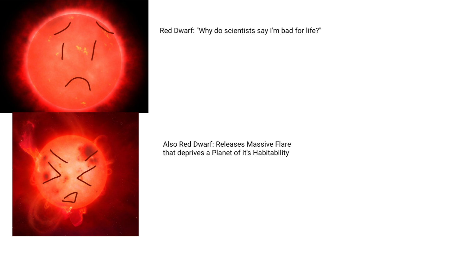 Damn These Red Dwarfs