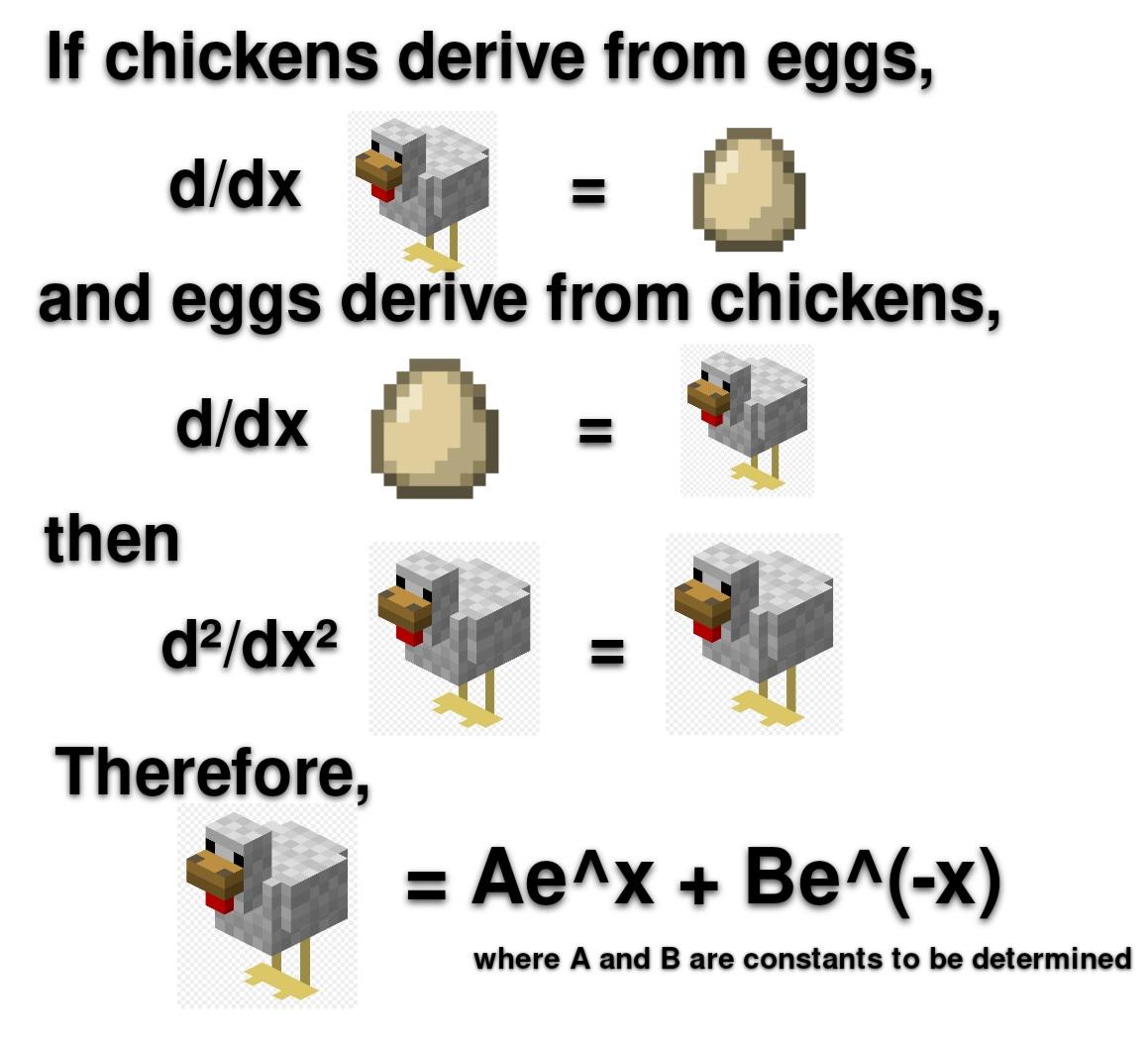 The Calculus Of Chicken And Egg