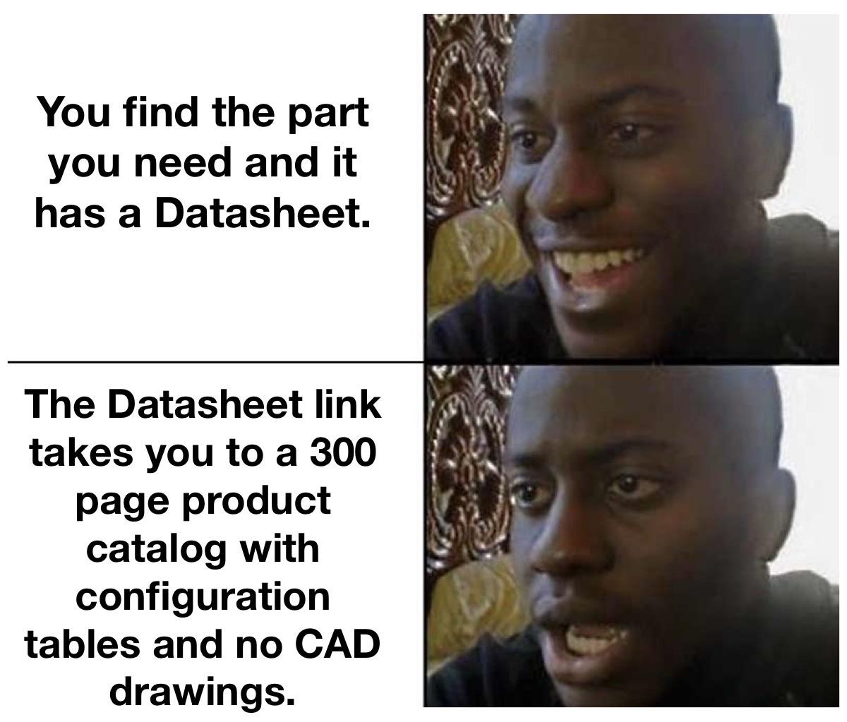The Datasheet Despair