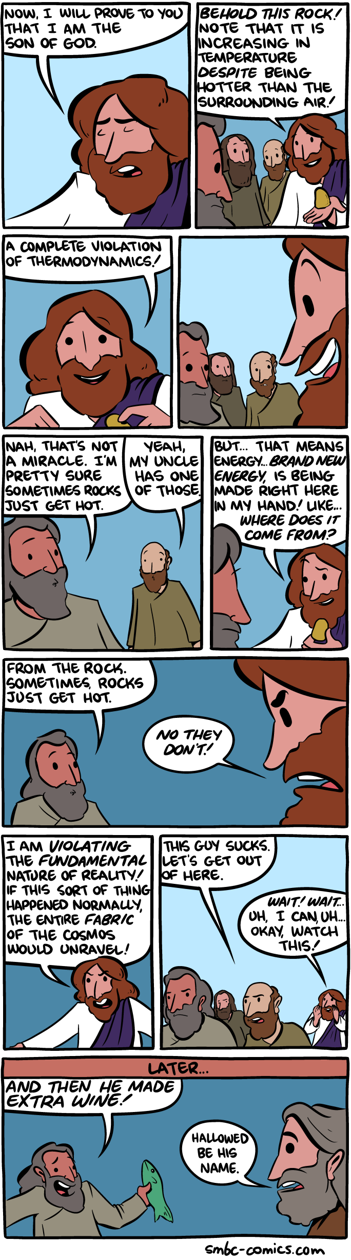 The Thermodynamic Miracle Switcheroo