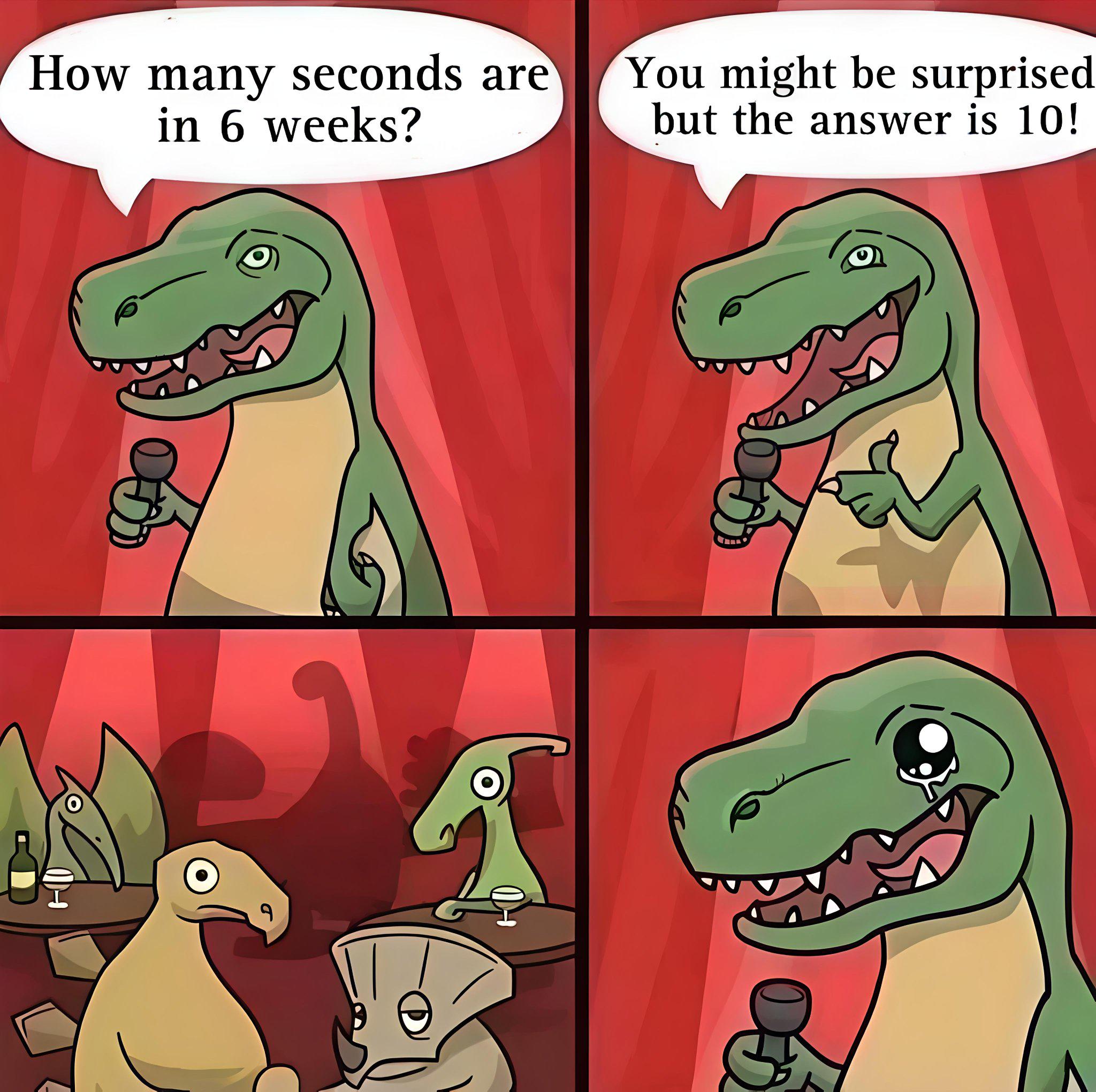 T-Rex's Mathematical Wordplay
