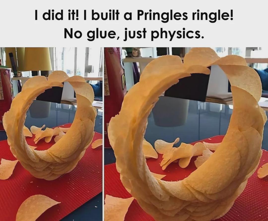 The Pringles Particle Accelerator