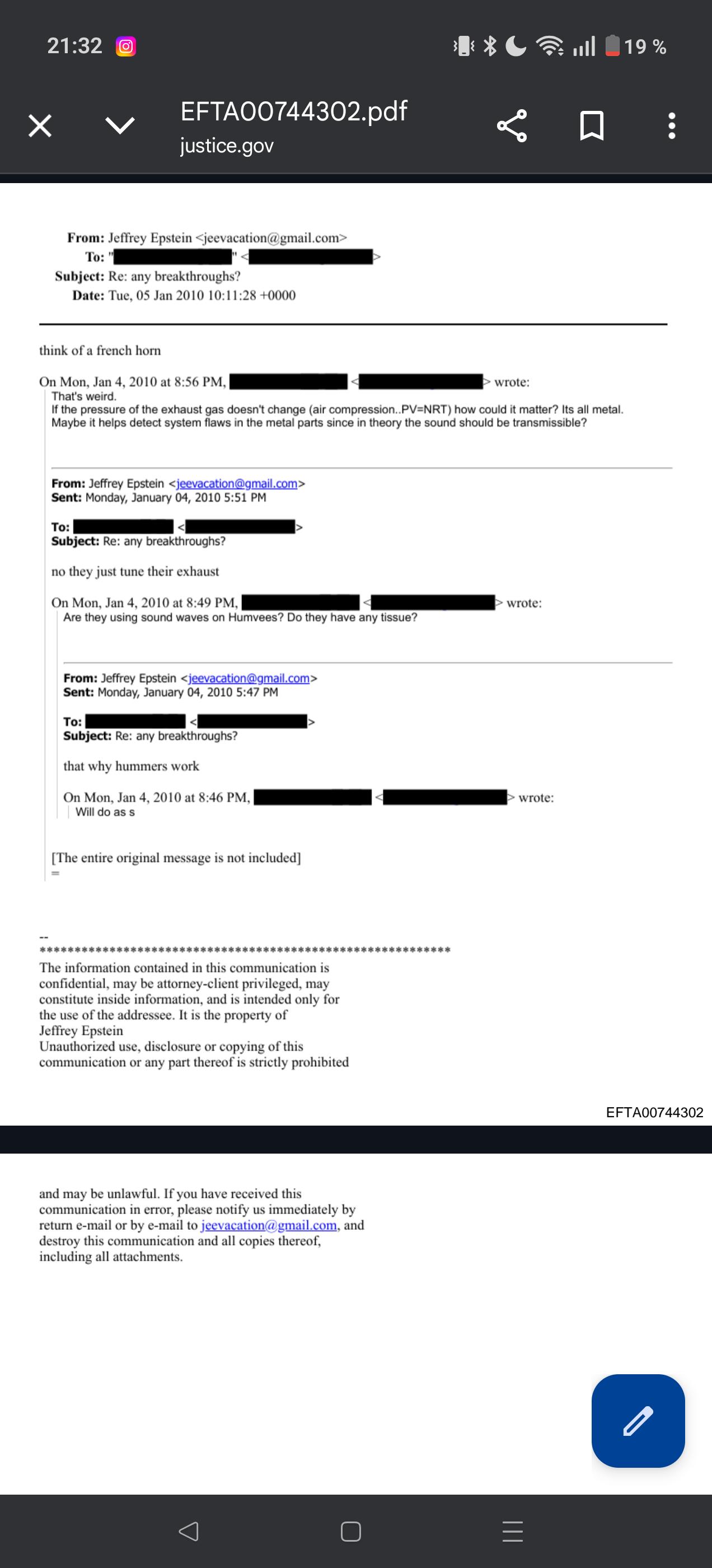 Ideal Gas Law In The Epstein Files