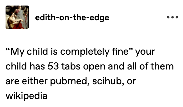 Browser Tabs Of The Academic Wild