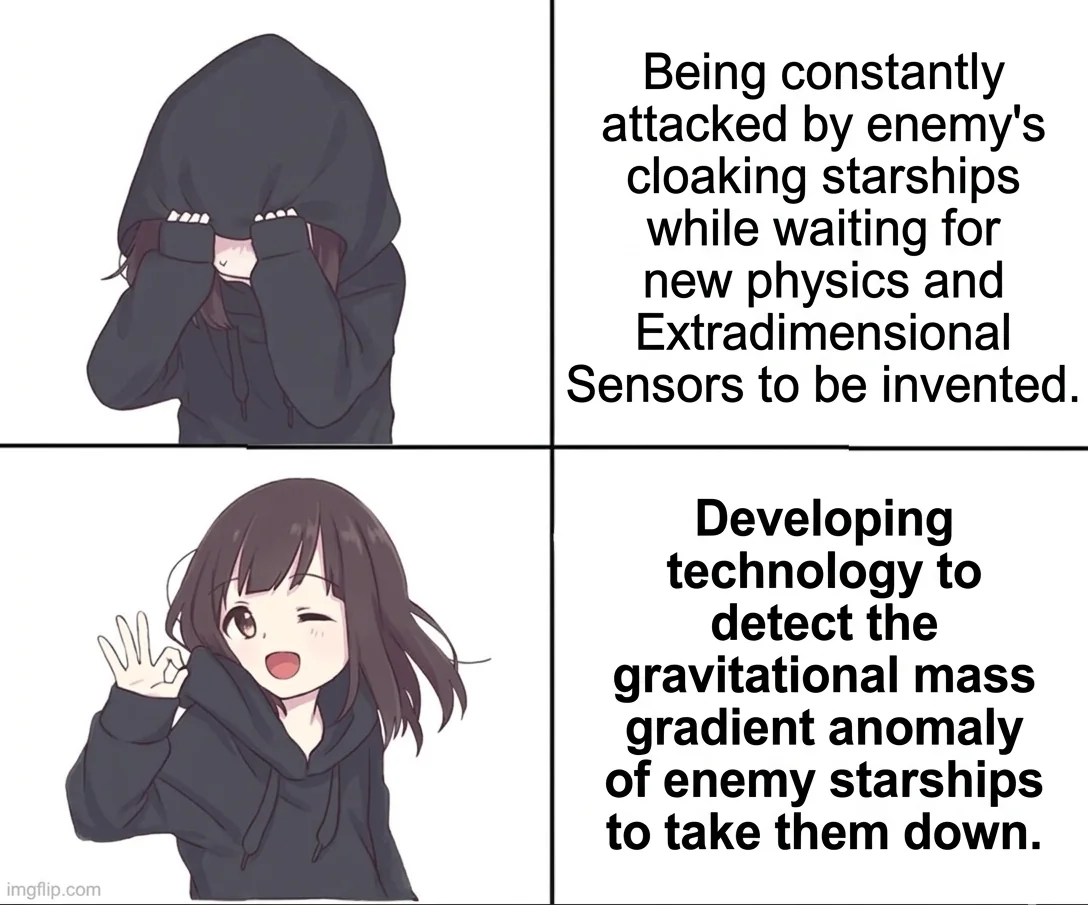 My First Meme. Unique Idea About Space Warfare In Sci Fi