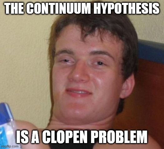 A Problem Is Called Closed If Its Negation Is Open