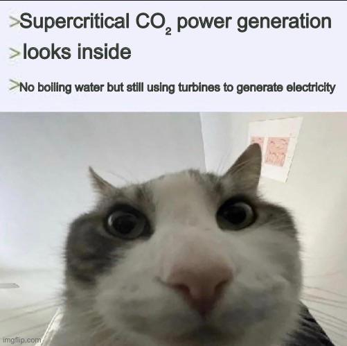 Supercritical Carbon Dioxide Power Generation Meme