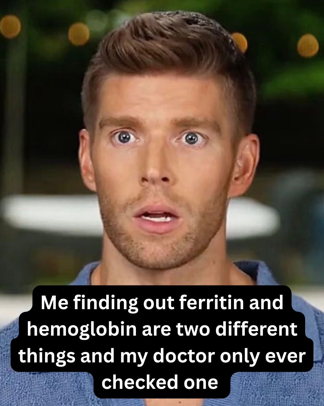 My Iron Deficiency Anemia Has Entered The Chat