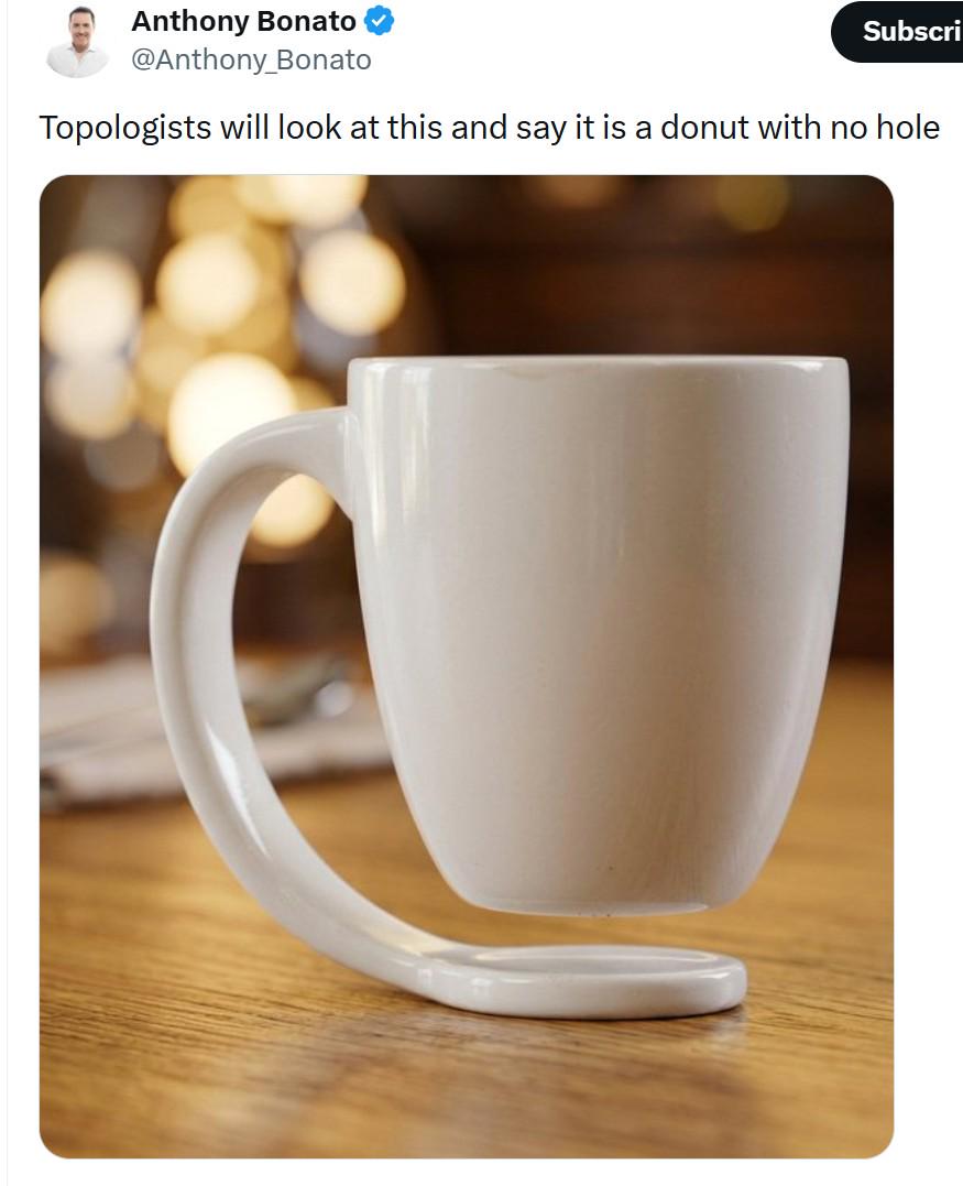 Topologists Will Look At This And Say It Is A Donut With No Hole