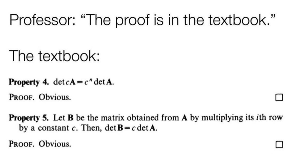Hint For The Proof: Obvious