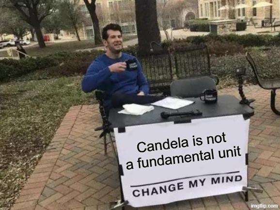 Candela Is Not A Fundamental Unit
