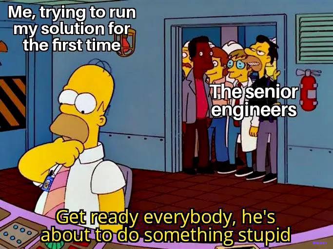 Me Presenting My Senior Design Prototype To The Department Faculty