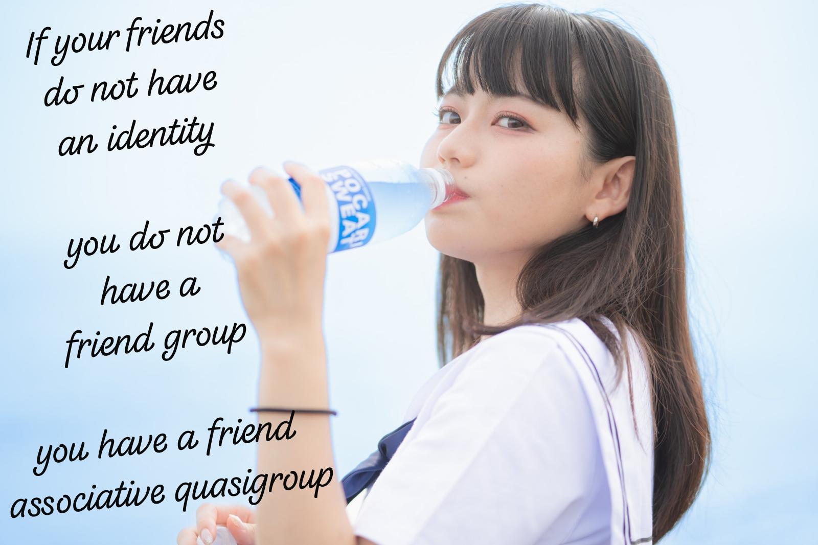 Friend Associative Quasigroup