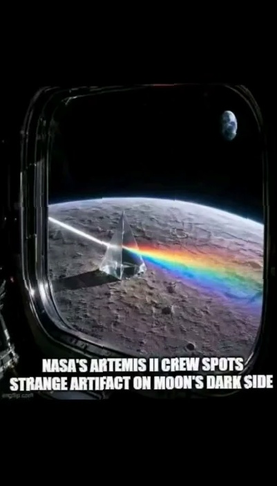 NASA's Artemis II Crew Spots Strange Artifact On Moon's Dark Side