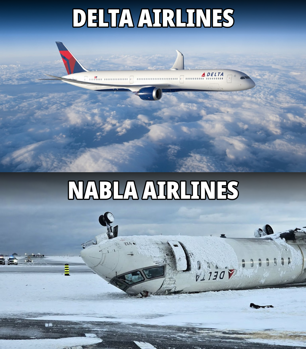 Flying From Δ To ∇