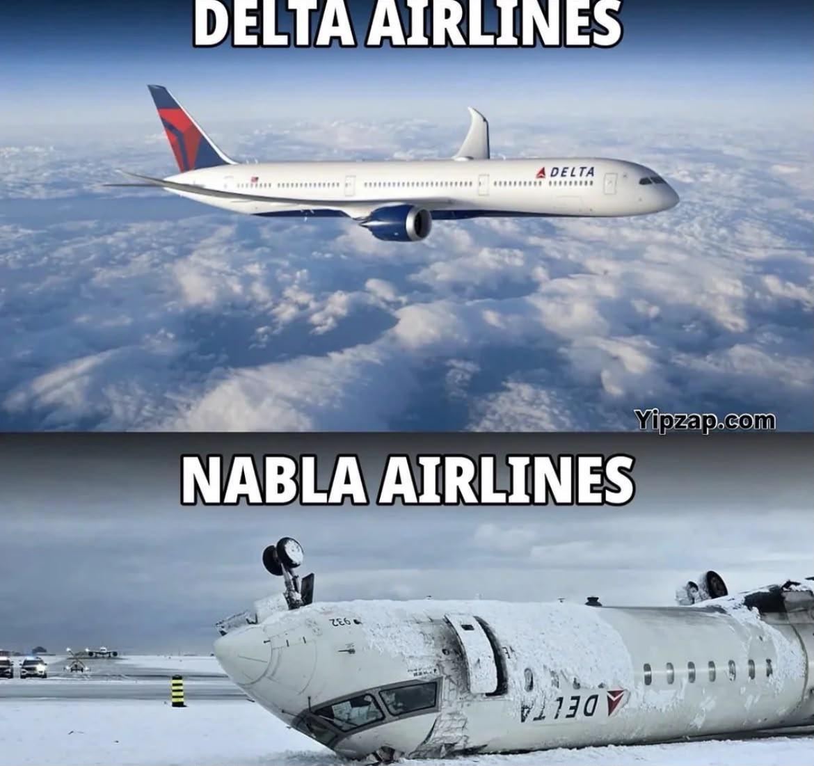 Delta Airlines vs Nabla Airlines